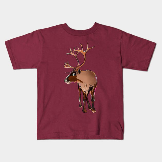 Prancer Kids T-Shirt by ChrisPaulFarias